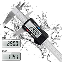 Orthland Calibre Digital 150mm-Pie de Rey Acero Inoxidable Calibrador Digital Electrónico，Gran Pantalla LCD-Micrómetro…